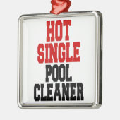 Hot Single Pool Cleaner Ornament Aus Metall (Links)