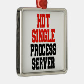 Hot Single Process Server Ornament Aus Metall (Rechts)