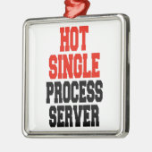 Hot Single Process Server Ornament Aus Metall (Links)