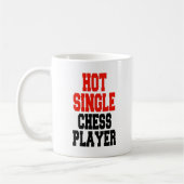 Hot Single Schachspieler Kaffeetasse (Links)