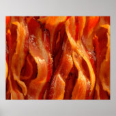 Hot Sizzling Yummy Salty Bacon überall Poster (Vorne)