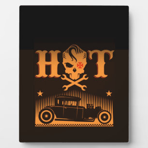Hot Skull Rods Fotoplatte
