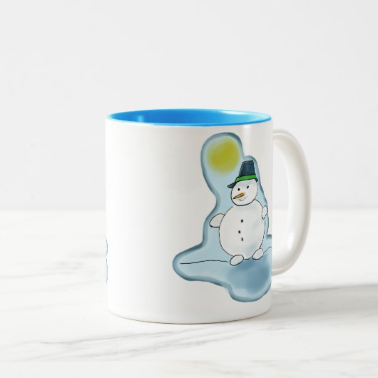 Hot Snowman Tasse (VorderseiteRechts)
