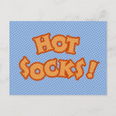 Hot Socks Postkarte (Vorderseite)