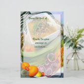 HOT SOUP ~ Stationär Briefpapier (Stehend Vorderseite)