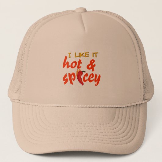 Hot & Spicey hat 2 Truckerkappe (Vorderseite)