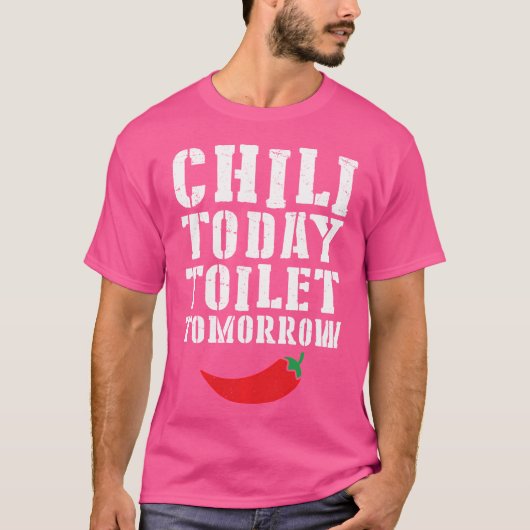 Hot Spicy Food Red Pfeffer Funny Chili Heute Toile T-Shirt (Vorderseite)