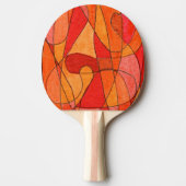 "Hot Spot" Abstrakt Ping Pong Paddle Tischtennis Schläger (Vorderseite)