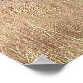 Hot Spring Bison Poster (Ecke)