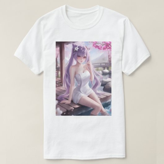 Hot Spring Keqing 43 T-Shirt (Design vorne)