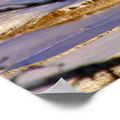Hot Spring Nature Poster (Ecke)