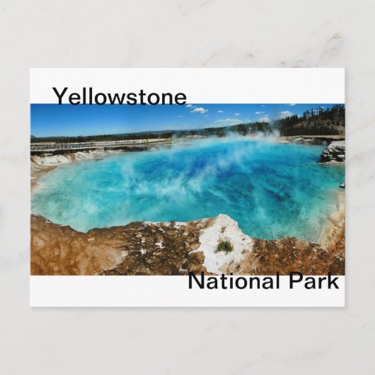 Hot Spring Pond Postkarte (Vorderseite)