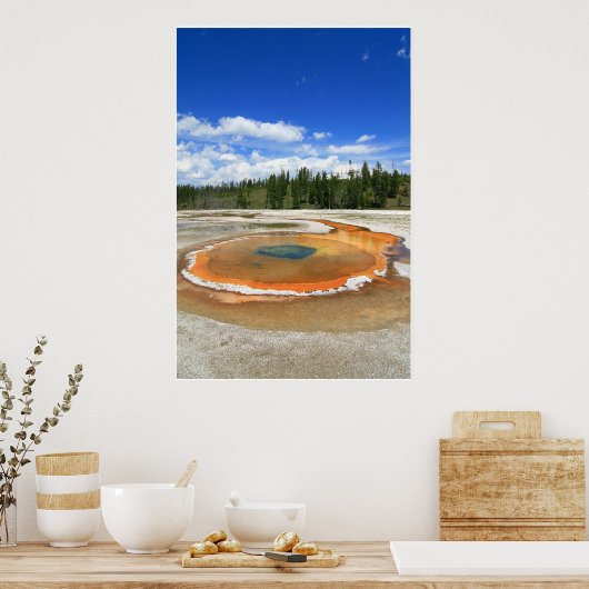 Hot Spring Poster (Küche)