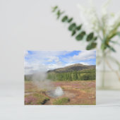 Hot Spring Postkarte (Stehend Vorderseite)