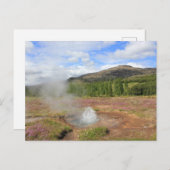 Hot Spring Postkarte (Vorne/Hinten)