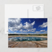 Hot Spring Postkarte (Vorne/Hinten)