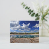 Hot Spring Postkarte (Stehend Vorderseite)
