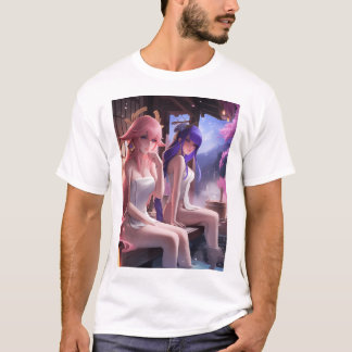 Hot Spring Raiden Shogun und Yae Miko 119 T-Shirt