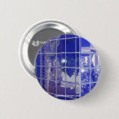 Hot Springs, AR BlueTile Reflection Geschenke Appa Button (Vorne & Hinten)
