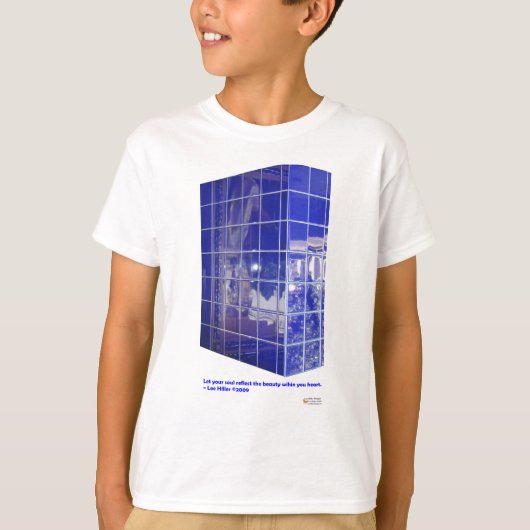 Hot Springs, AR BlueTile Reflection Geschenke Appa T-Shirt (Vorderseite)
