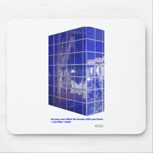Hot Springs, AR BlueTile Reflection Geschenke Bekl Mousepad