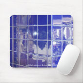 Hot Springs, AR BlueTile Reflection-Mauspad Mousepad (Mit Mouse)