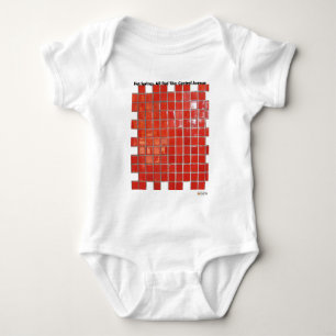 Hot Springs, AR Rote Fliesen Central Ave Geschenke Baby Strampler