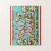 Hot Springs Arkansas 11x14 Puzzle (Vertikal)