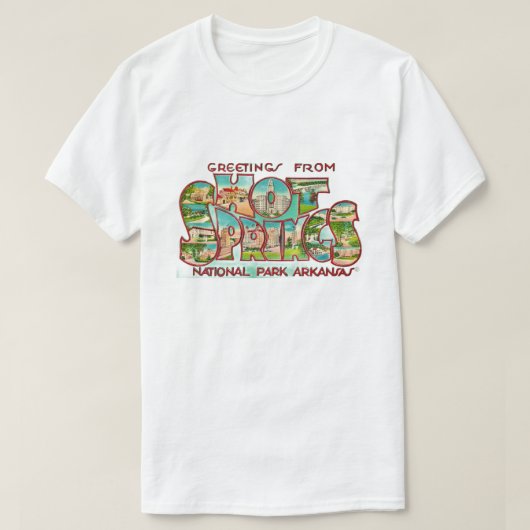 Hot Springs Arkansas Fade-out T-Shirt (Design vorne)