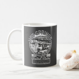 HOT SPRINGS ARKANSAS - STADT WARTER SPRINGS VINTAG KAFFEETASSE