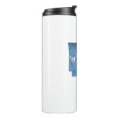 Hot Springs Arkansas Wood Grain Thermosbecher (Nach links gedreht)