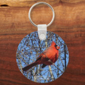 Hot Springs Bergpromenade Kardinal Geschenke Schlüsselanhänger (Vorderseite)