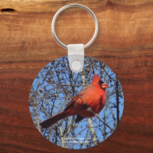 Hot Springs Bergpromenade Kardinal Geschenke Schlüsselanhänger (Vorderseite)