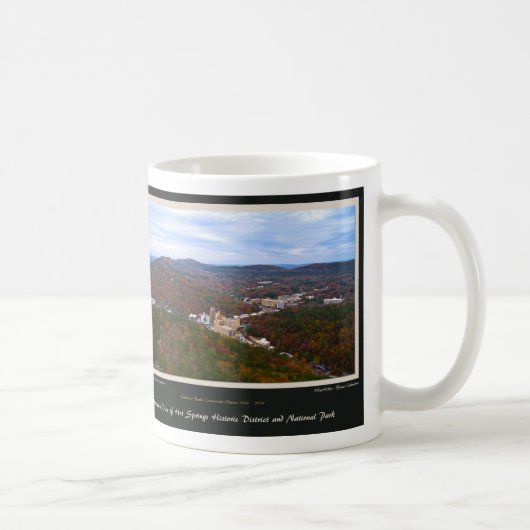 Hot Springs City and National Park Centennial Ed Kaffeetasse (Rechts)
