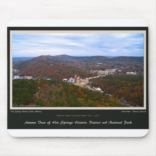 Hot Springs City and National Park Centennial Ed Mousepad (Vorne)