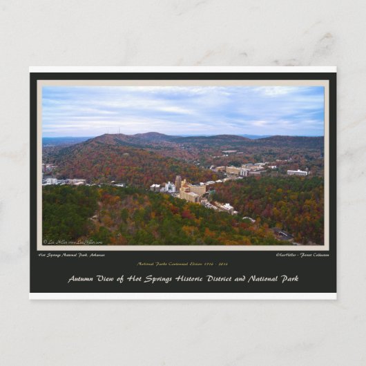 Hot Springs City and National Park Centennial Ed Postkarte (Vorderseite)
