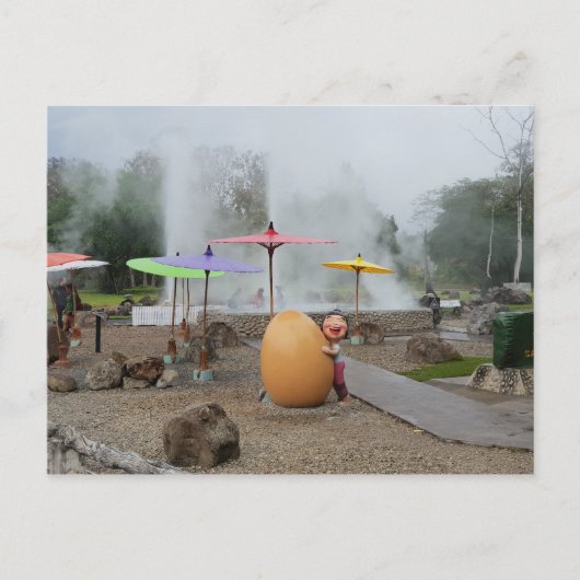 Hot Springs in Chiang Mai Thailand Postkarte (Vorderseite)