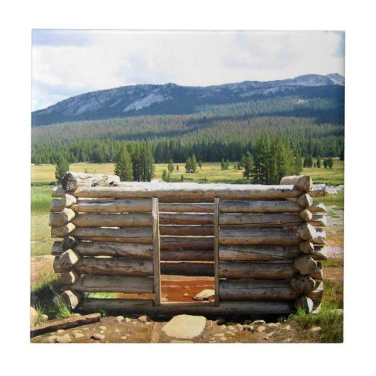 Hot Springs in Tuolumne Meadows, Yosemite, CA Fliese (Vorderseite)