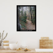 Hot Springs Mountain Arkansas Path Large Print Poster (Küche)