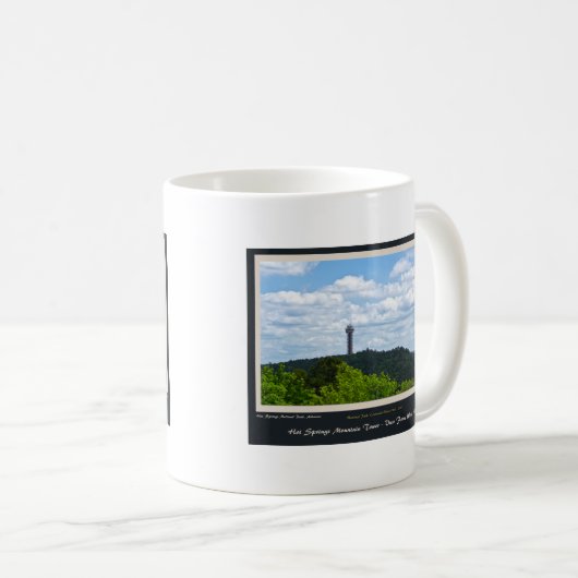 Hot Springs Mountain Tower Centennial Ed Kaffeetasse (VorderseiteRechts)
