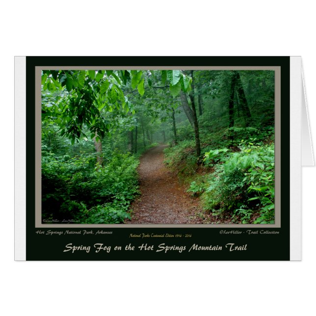 Hot Springs Mt Trail Nationalpark Centennial Ed (Vorderseite (Horizontal))