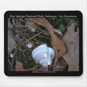 Hot Springs National Park, AR - Eis-Ornament-Gesch Mousepad