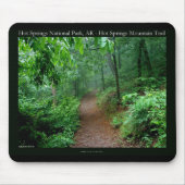 Hot Springs National Park, AR Fading Fog Geschenke Mousepad (Vorne)
