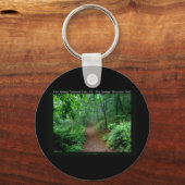 Hot Springs National Park, AR Fading Fog Geschenke Schlüsselanhänger (Vorderseite)