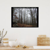 Hot Springs National Park, AR - Silent Mist Poster (Küche)