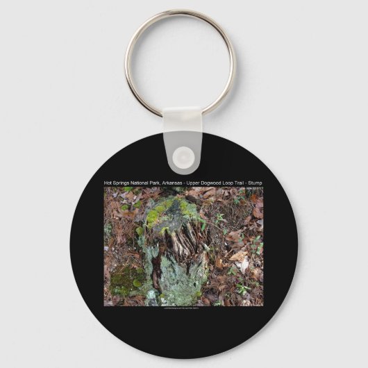 Hot Springs National Park, AR Upper Dogwood Loop Schlüsselanhänger (Vorderseite)