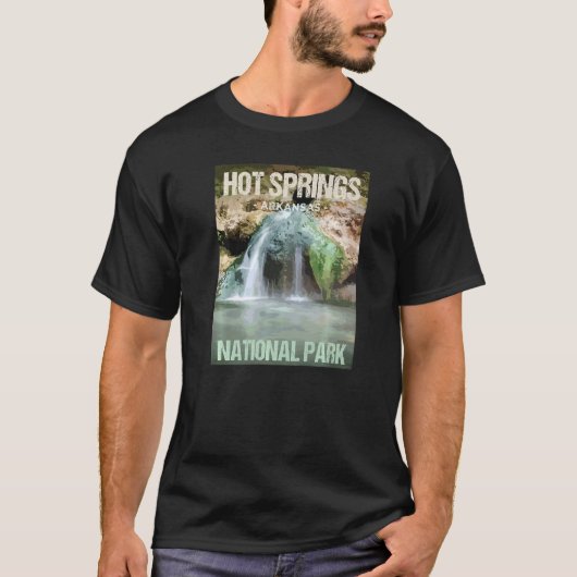 Hot Springs National Park Arkansas Poster T-Shirt (Vorderseite)