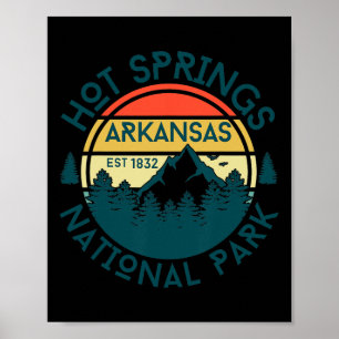 Hot Springs National Park Arkansas Wandern Natur O Poster