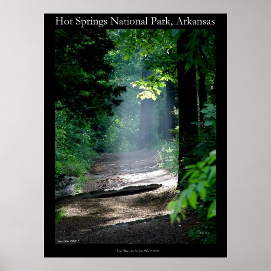 Hot Springs National Park Dead Chief Trail Poster (Vorne)