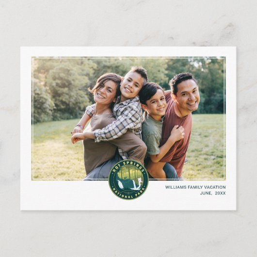 Hot Springs National Park Postkarte (Vorderseite)